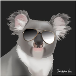 Mini Koala Greeting Card