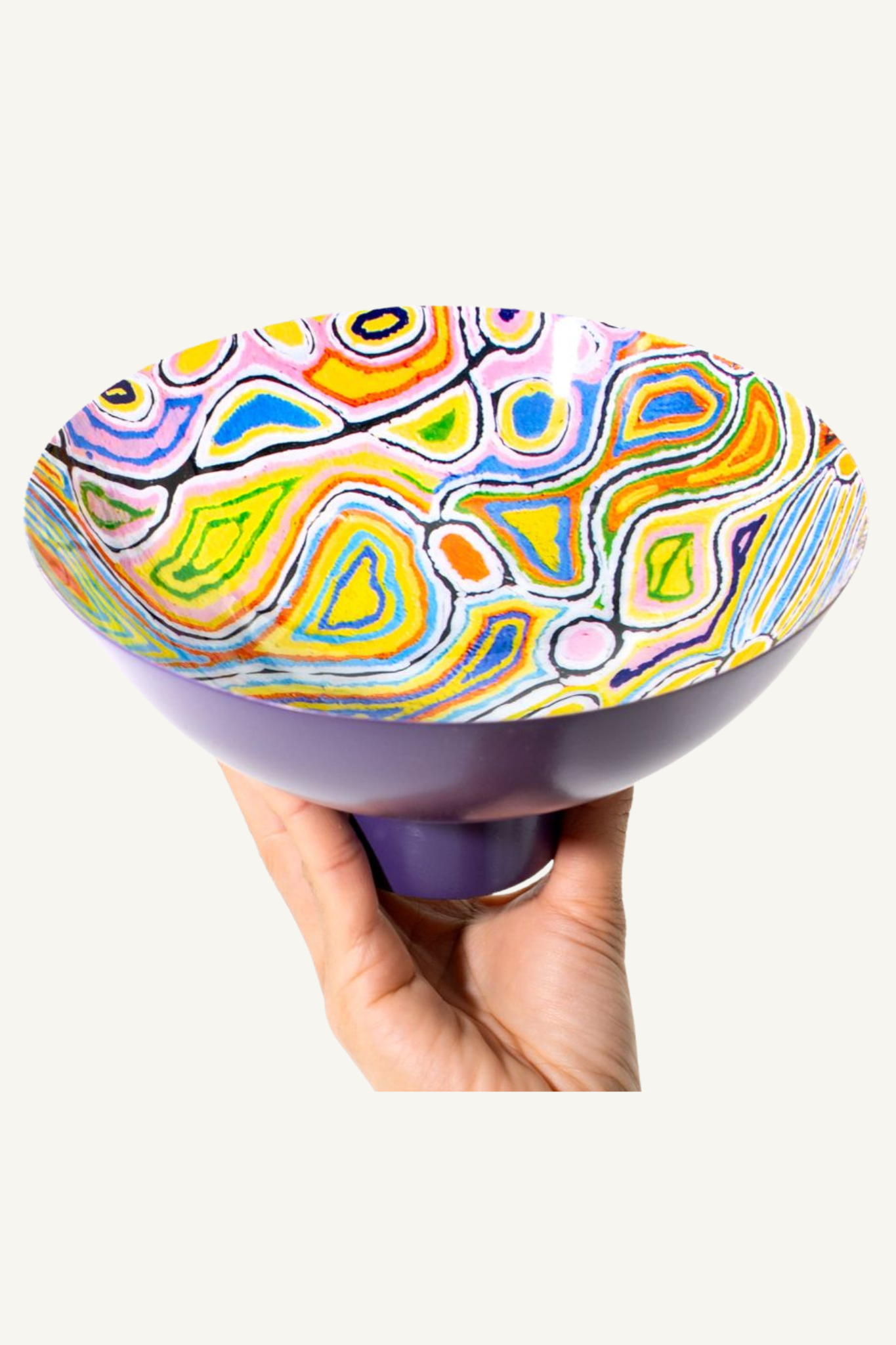 Powder Coated Bowl - Judy Watson