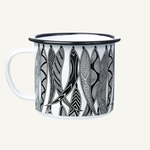 Dancing Wombat Enamel Mug