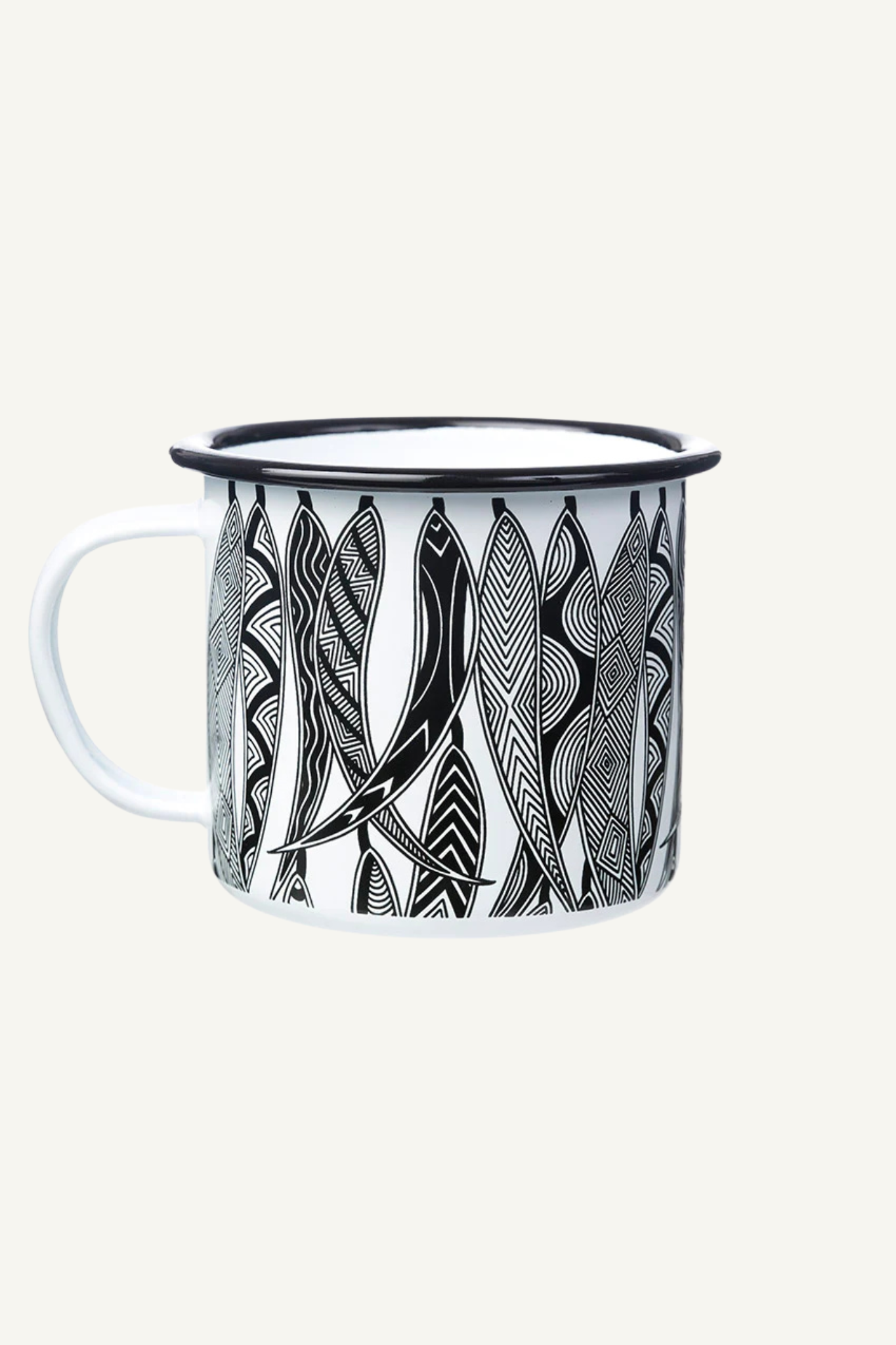 Dancing Wombat Enamel Mug