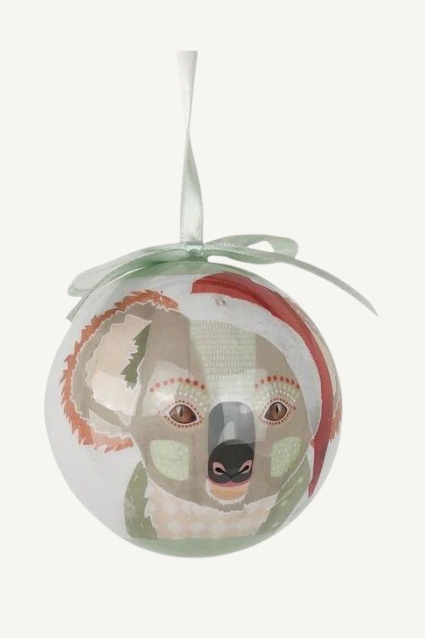 Frankie B Christmas Koala Bauble Gift Box Green