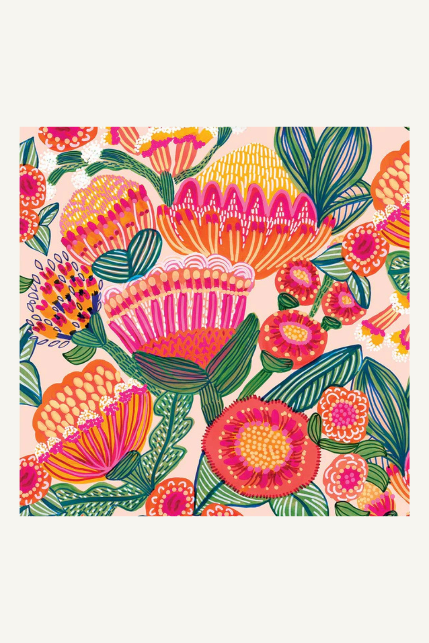 Kirsten Katz Greeting Card Aussie Native Flowers