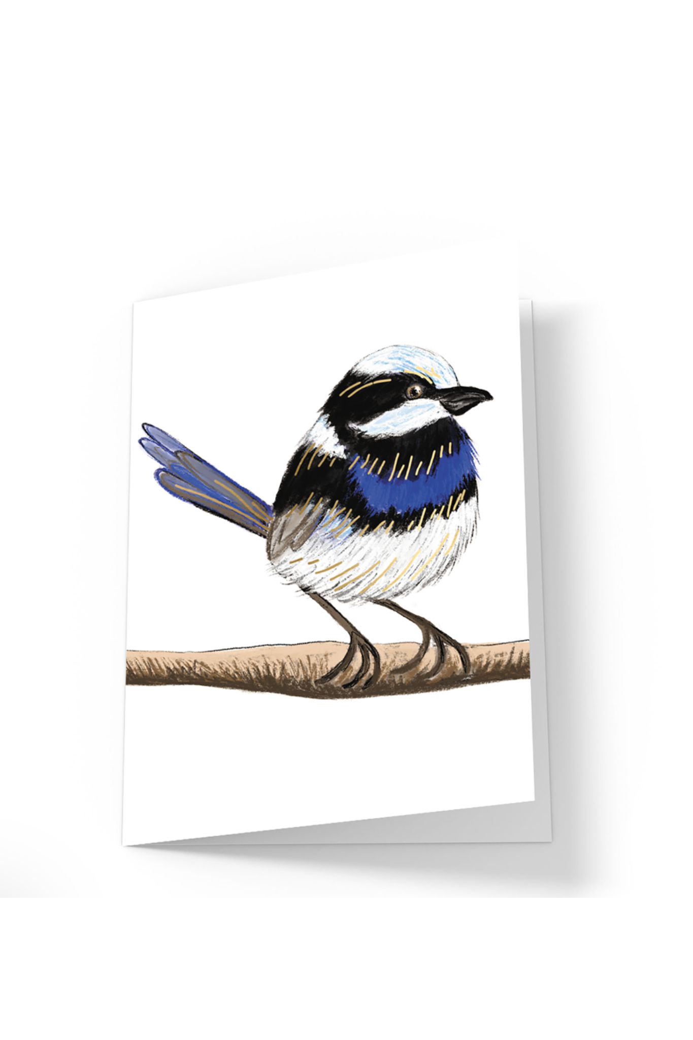 Greeting Card - Blue Bird (small)