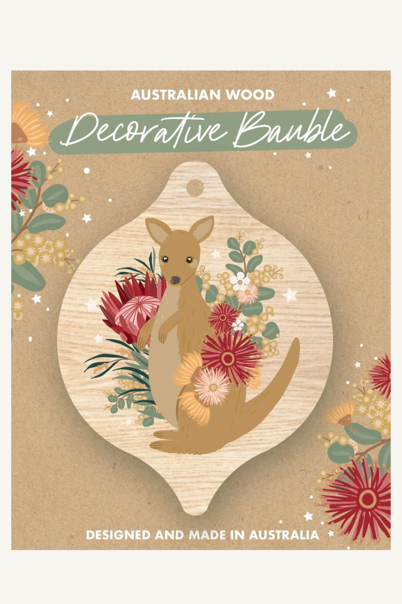 Single Bauble - Kangaroo
