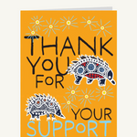 Thank you For your Support Greeting Card