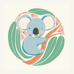 Wirihana Design Greeting Card - Cute Koala