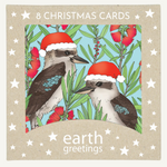 Boxed Christmas Cards (Square) - Jolly Kookaburras