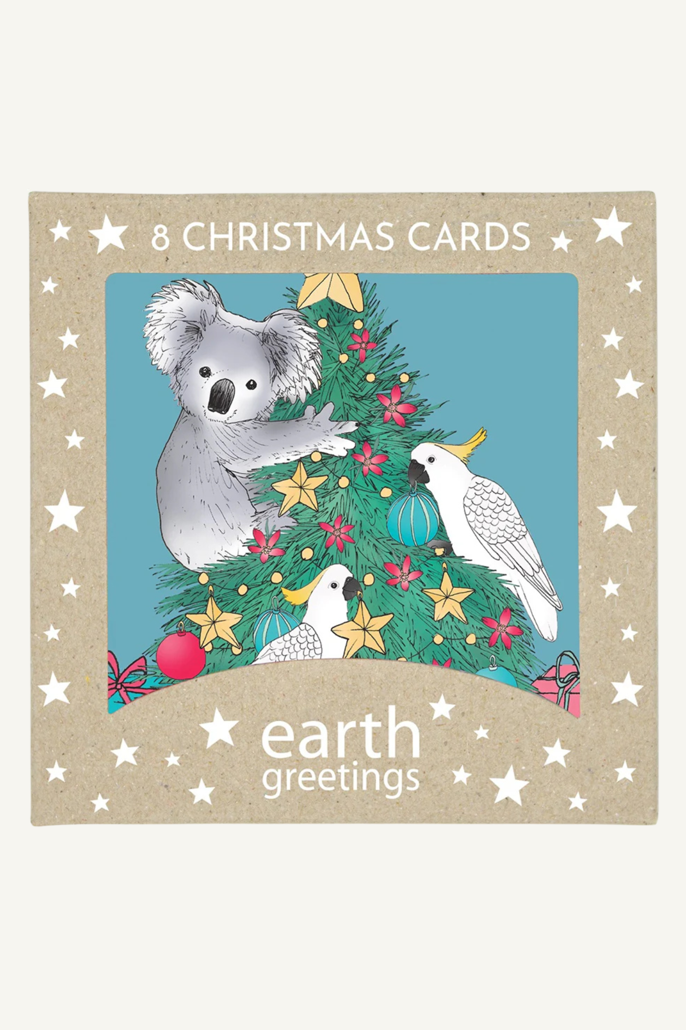 Boxed Christmas Cards (Square) - Tree Tidings