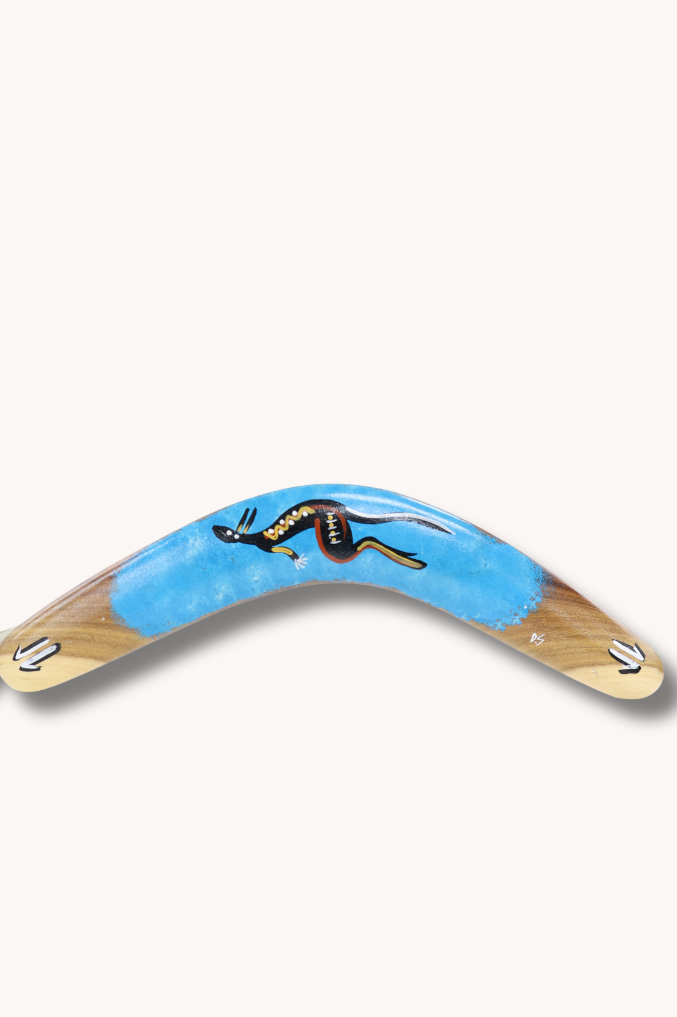 Hand Painted Animal 14 Inch Boomerang