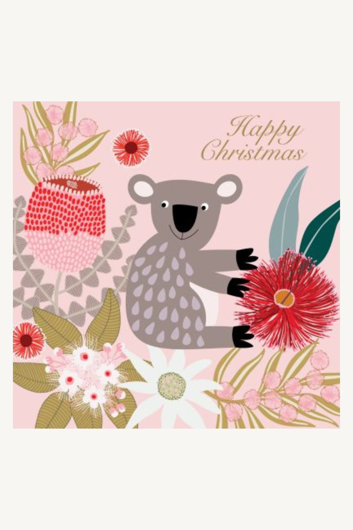 Greeting Card -  Mini Koala Christmas