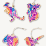 Aboriginal Women’s Love Story 4Pack Christmas Animal Decorations