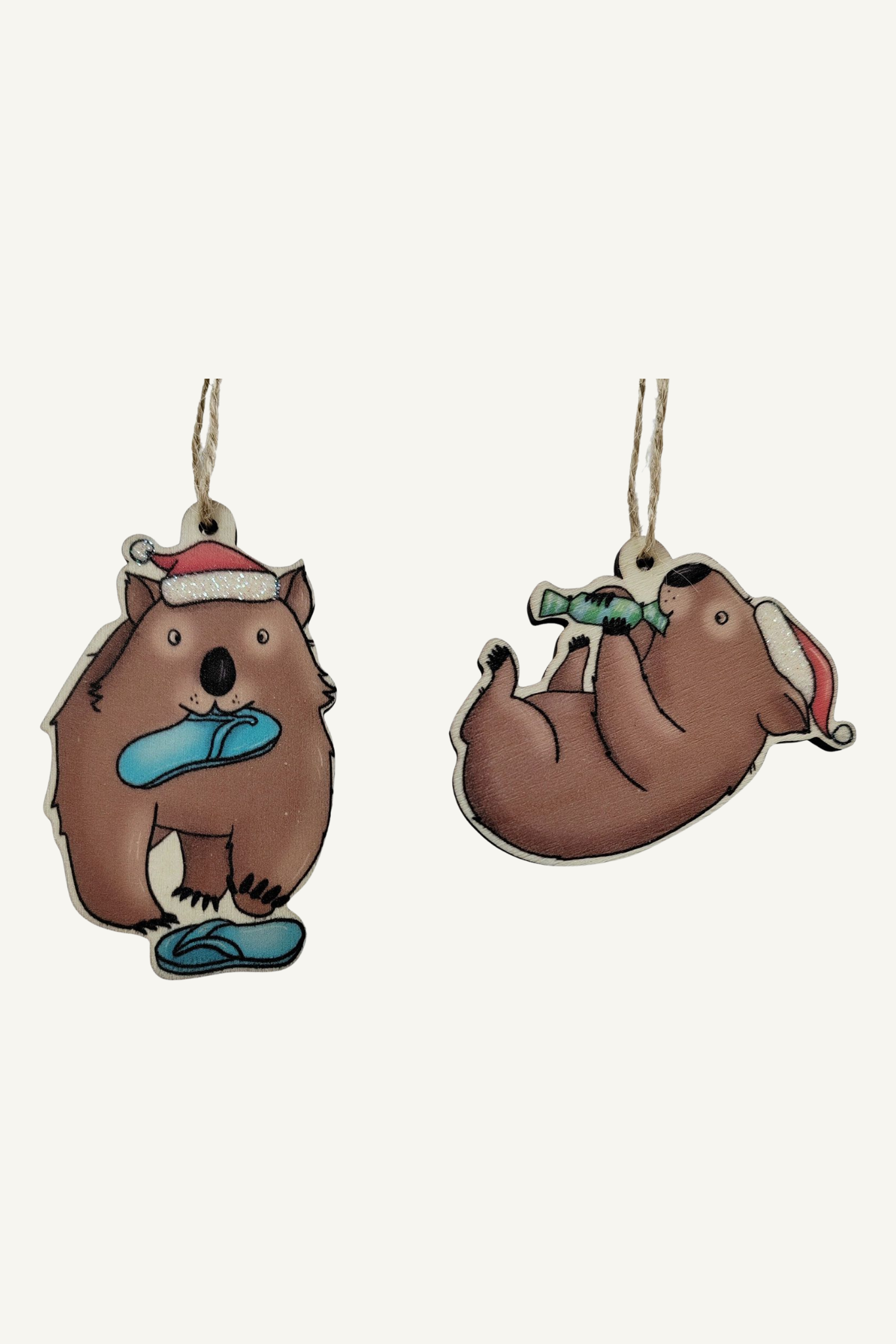 Renee Treml Wombats Hanging Decoration