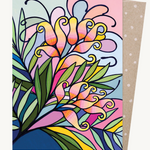 Greeting Card - Grevillea In The Garden