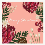 Greeting Card - Mini Pink Christmas