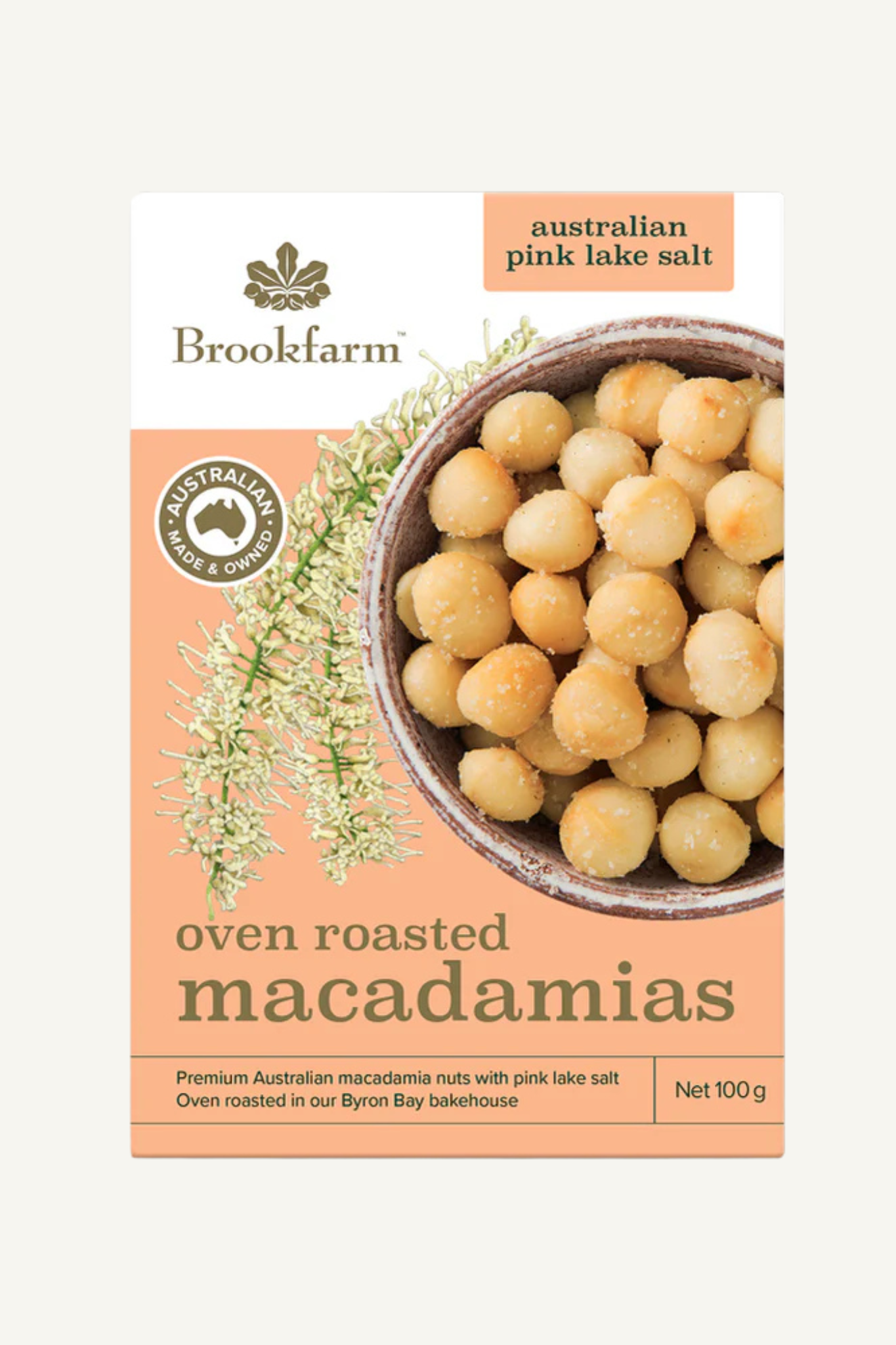 Oven Roasted Macadamias with Pink Lake Salt