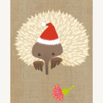 Greeting Card - Echidna Christmas