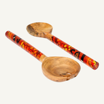 Acacia Salad Servers - Damian and Yilpi Marks