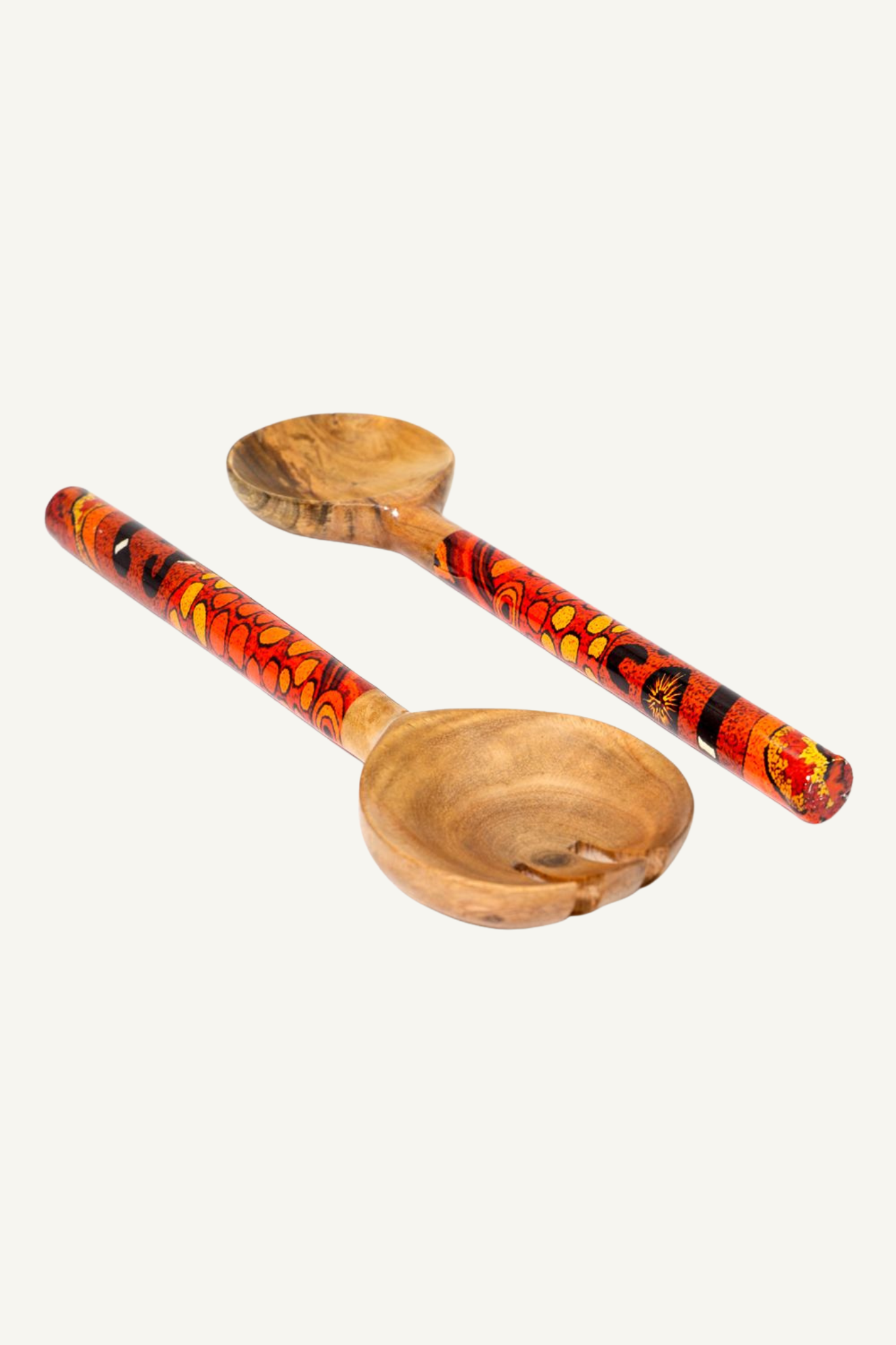 Acacia Salad Servers - Damian and Yilpi Marks