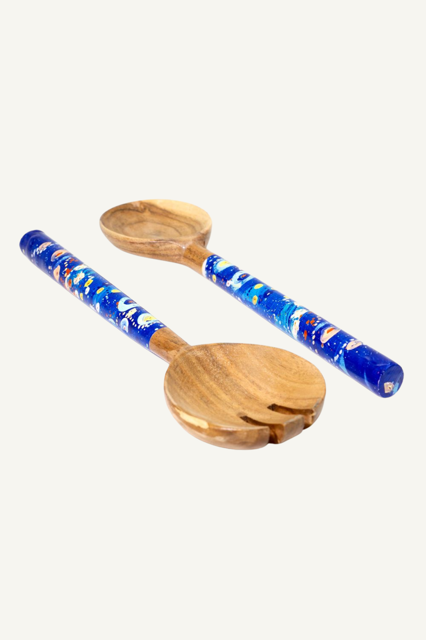 Acacia Salad Servers - Stephen Jupurrula Nelson