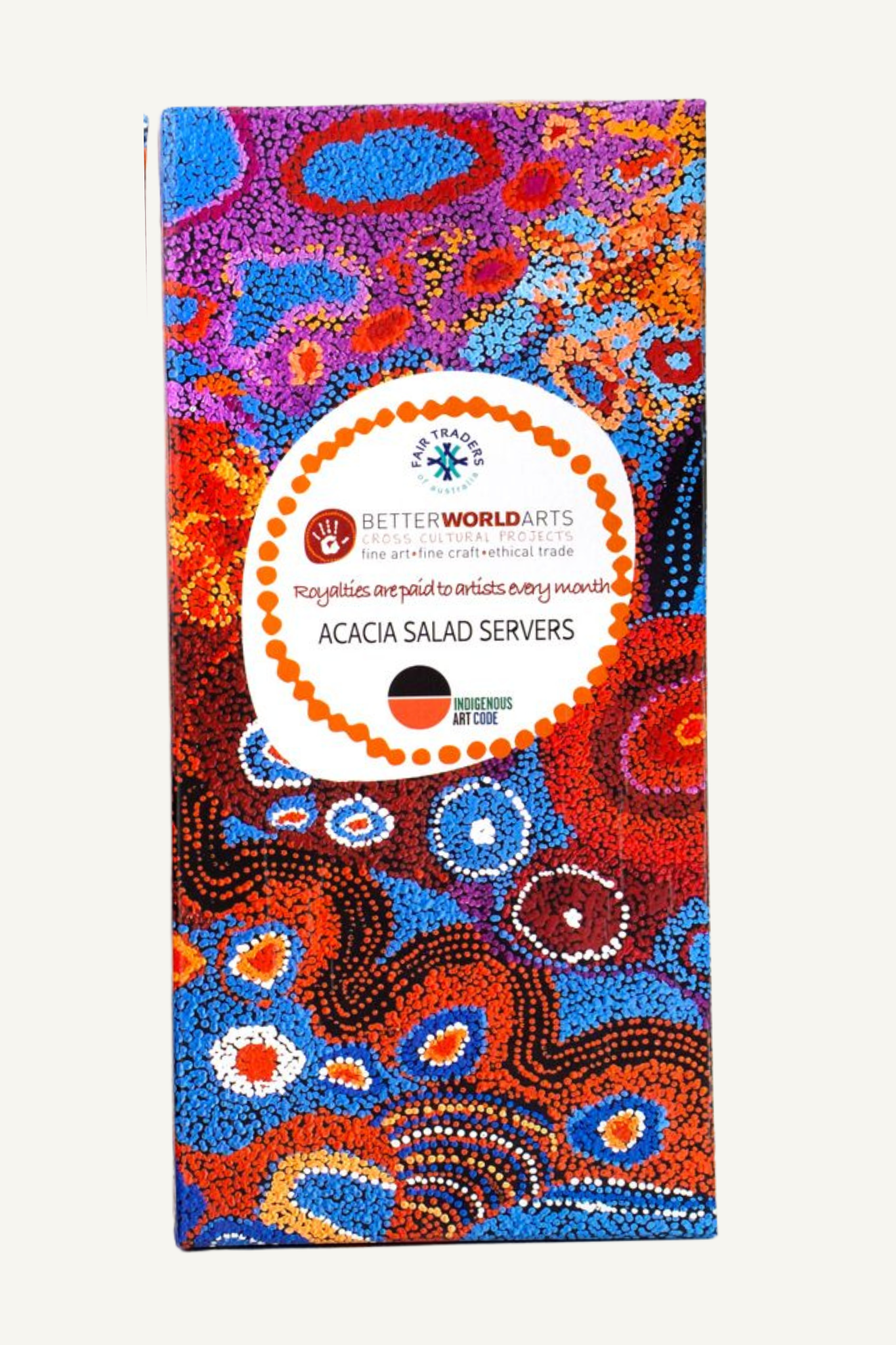 Acacia Salad Servers - Andrea Adamson