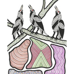 Art Card Gum Magpies