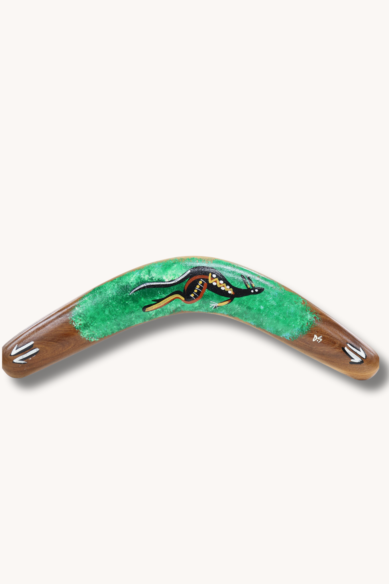 Hand Painted Animal 14 Inch Boomerang