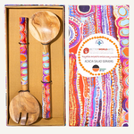 Acacia Salad Servers - Murdie Morris