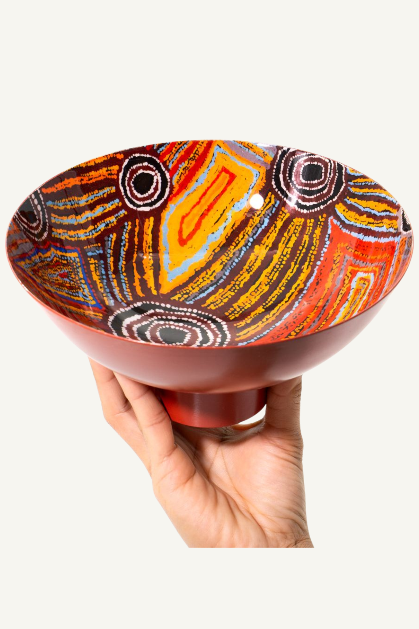 Powder Coated Bowl (Large) - Mary Brown