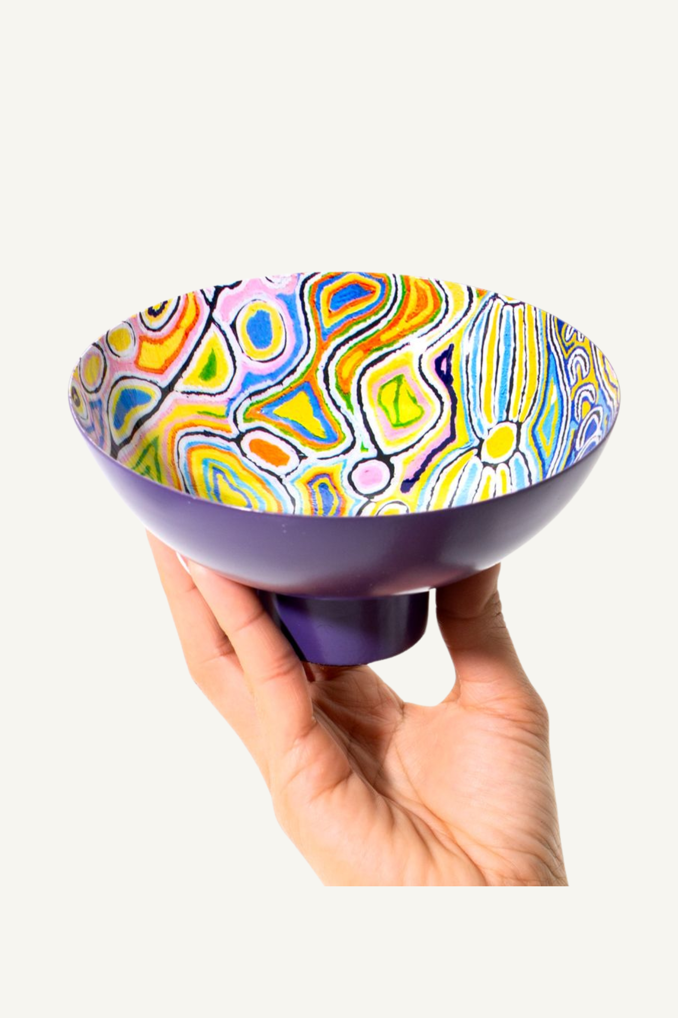 Powder Coated Bowl (medium) - Judy Watson