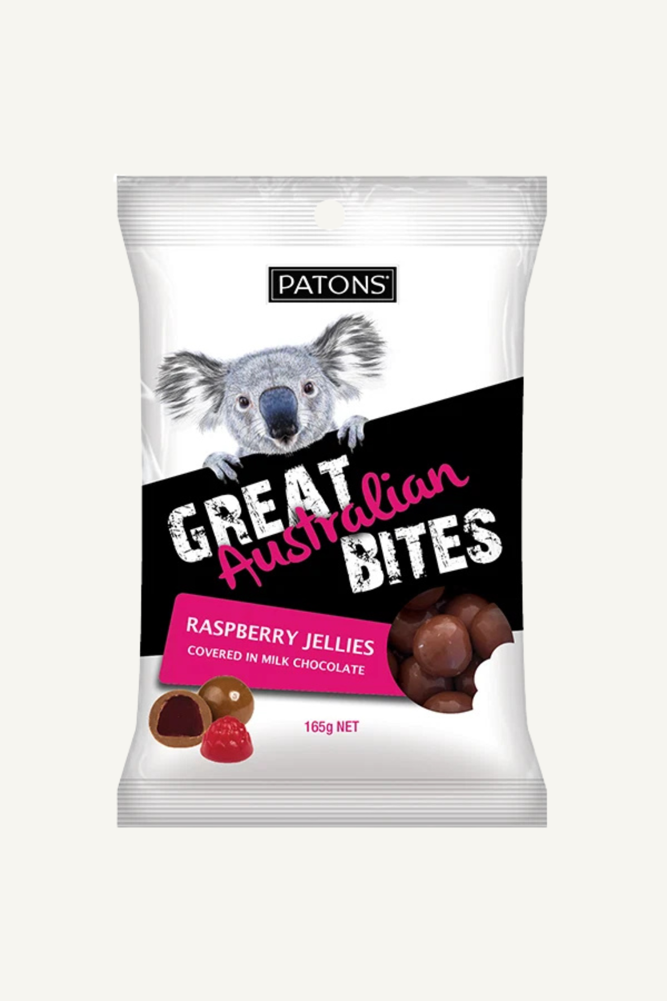 Great Australian Bites Milk Raspberry Jellies