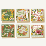 Christmas Greeting Card Box Set Botanical Blooms