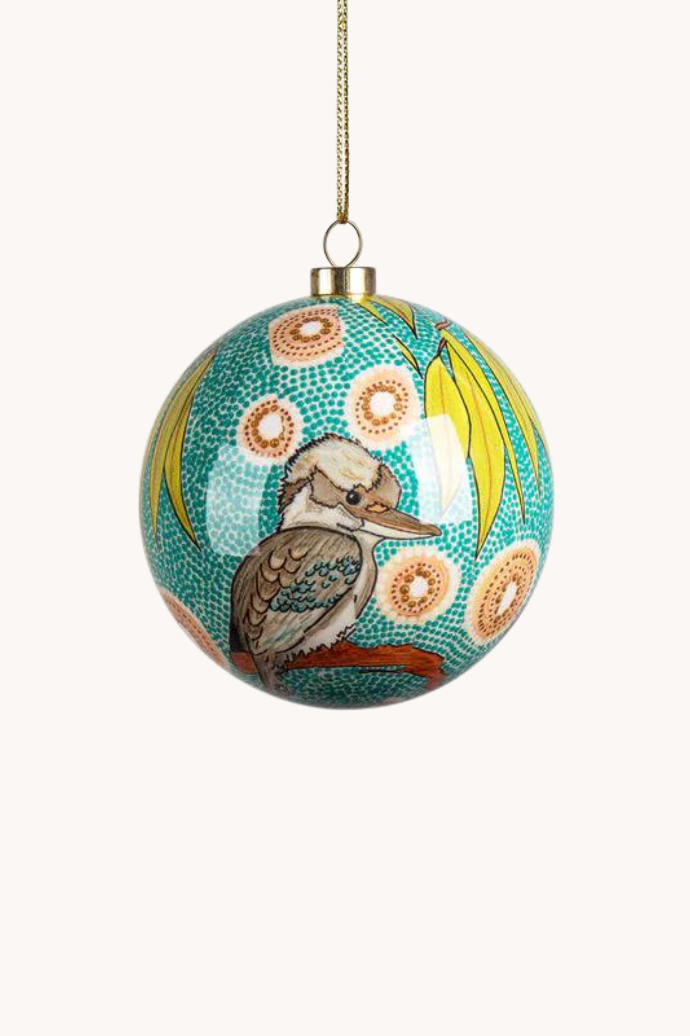 Aboriginal Kookaburra Bauble