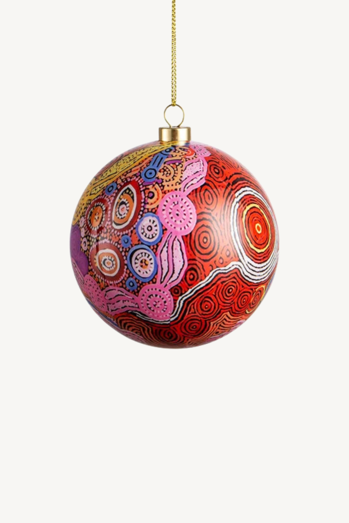 Aboriginal Waterhole Dreaming Bauble