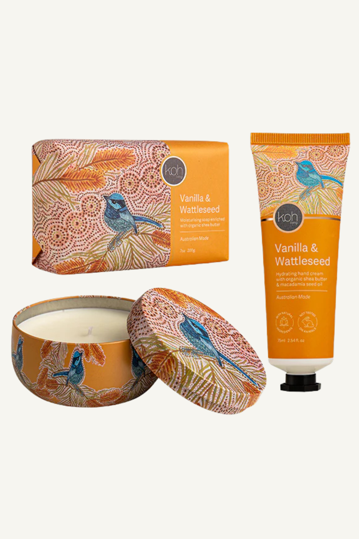 Aboriginal Vanilla & Wattleseed Gift Set