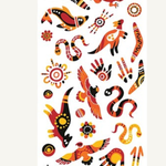 Indigenous Designed Stickers - earth tones