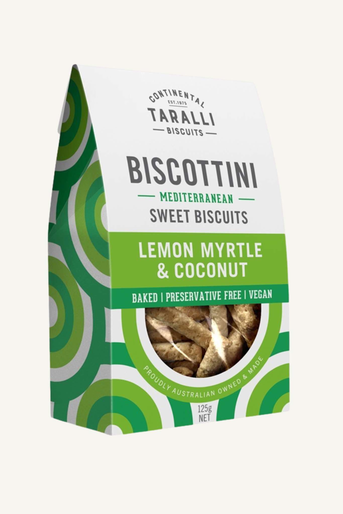 Tarallini Biscottini- Lemon Myrtle & Coconut
