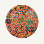 Aboriginal Bush Flowers Blooming Ceramic Coaster