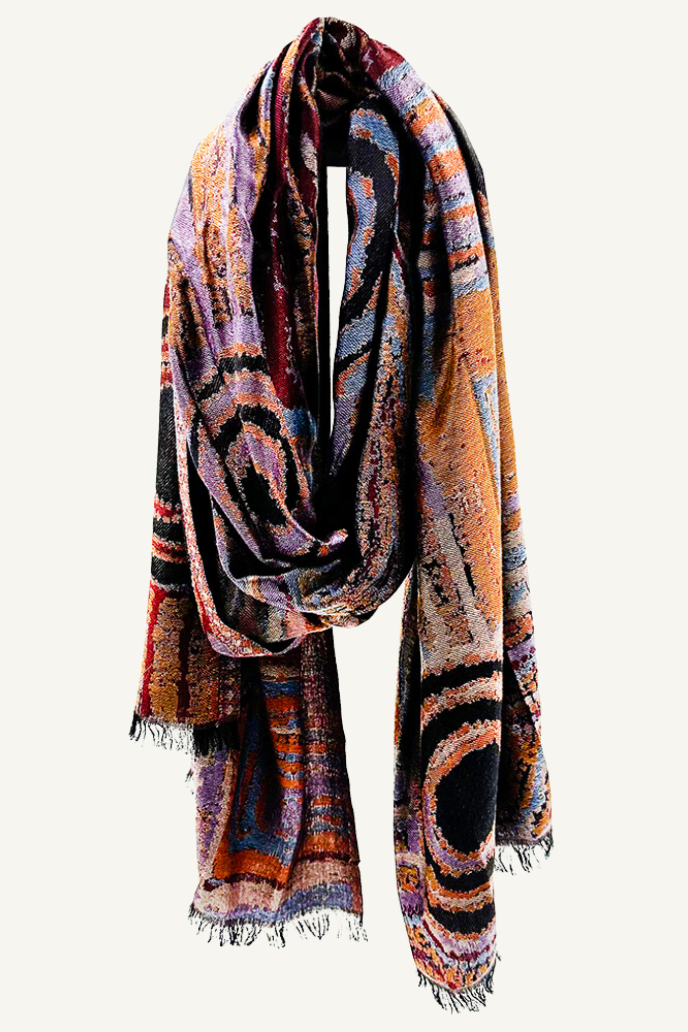 Mary Napangardi Brown Scarf 2