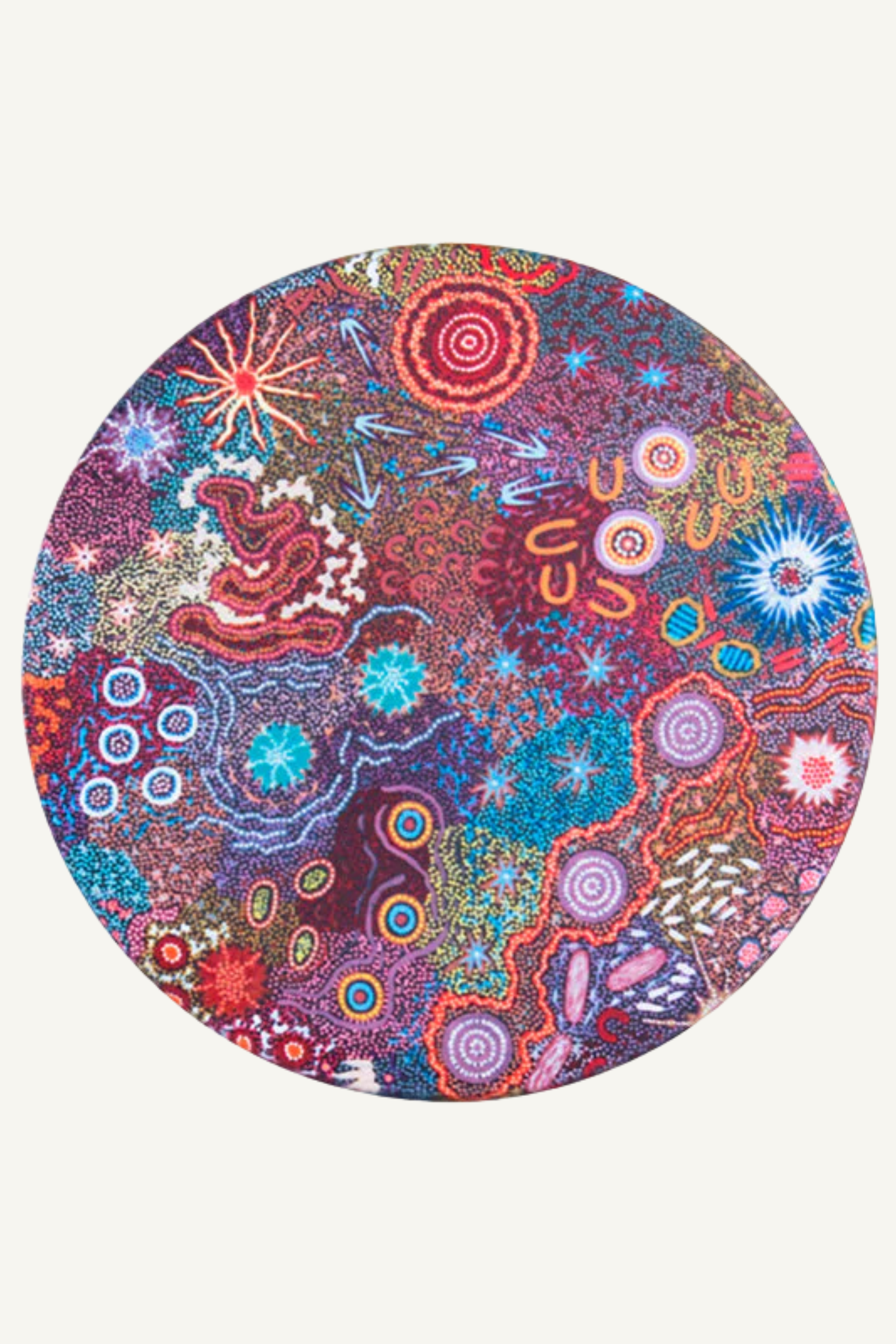 Aboriginal Women's Ceremony Ceramic Coaster