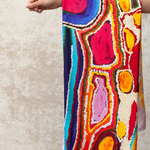 Parnngurr Area silk scarf by Jakayu Biljabu (dec)