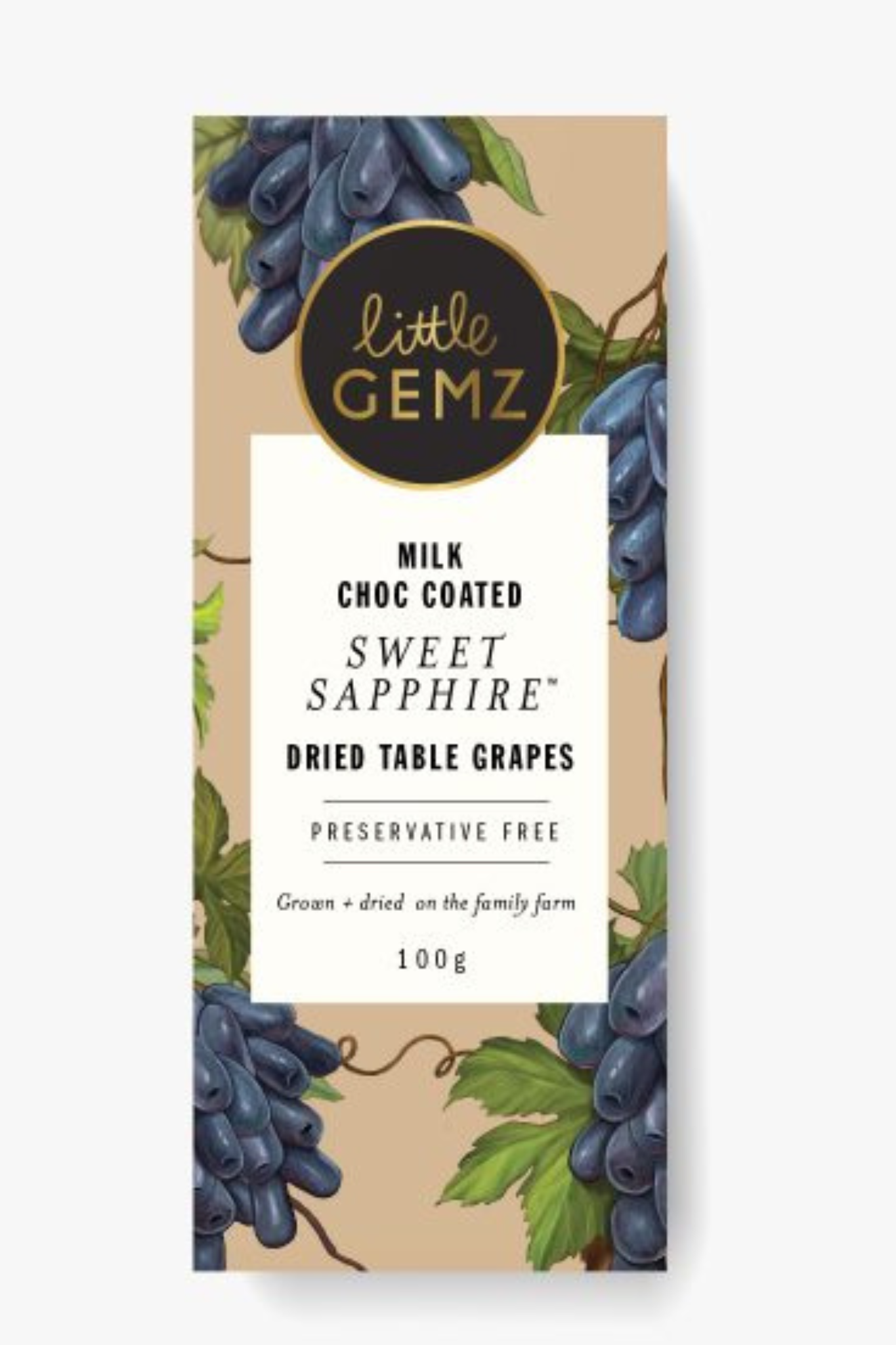 Milk Choc Coated Sweet Sapphire™ Grapes