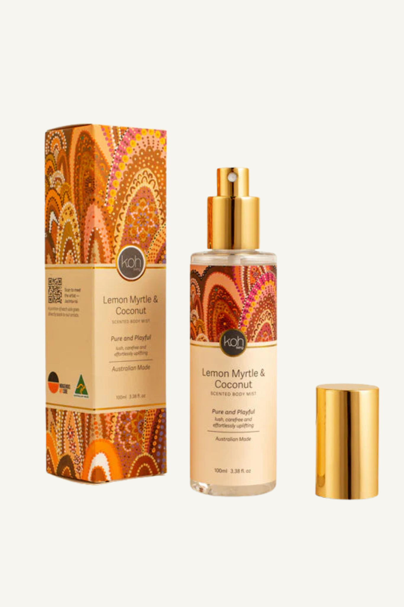 Aboriginal Lemon Myrtle & Coconut Body Mist