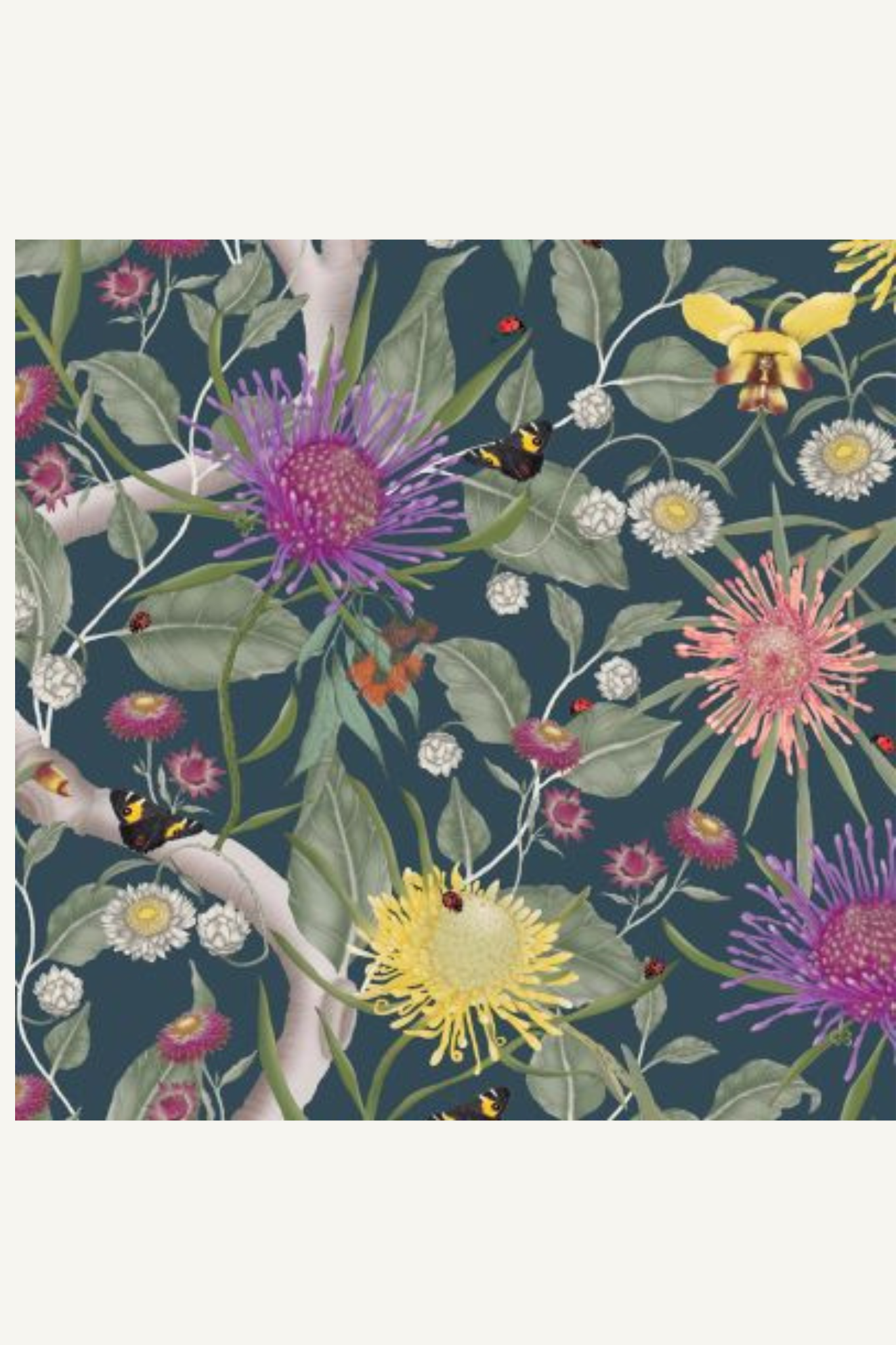 WildFlowers Square Greeting Card