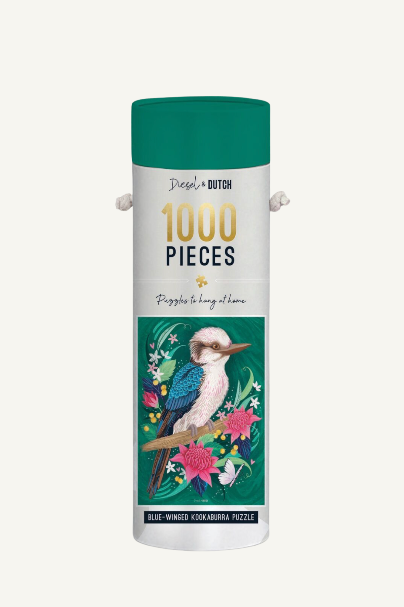 Blue-winged Kookaburra 1000pc Wall Jigsaw Puzzle