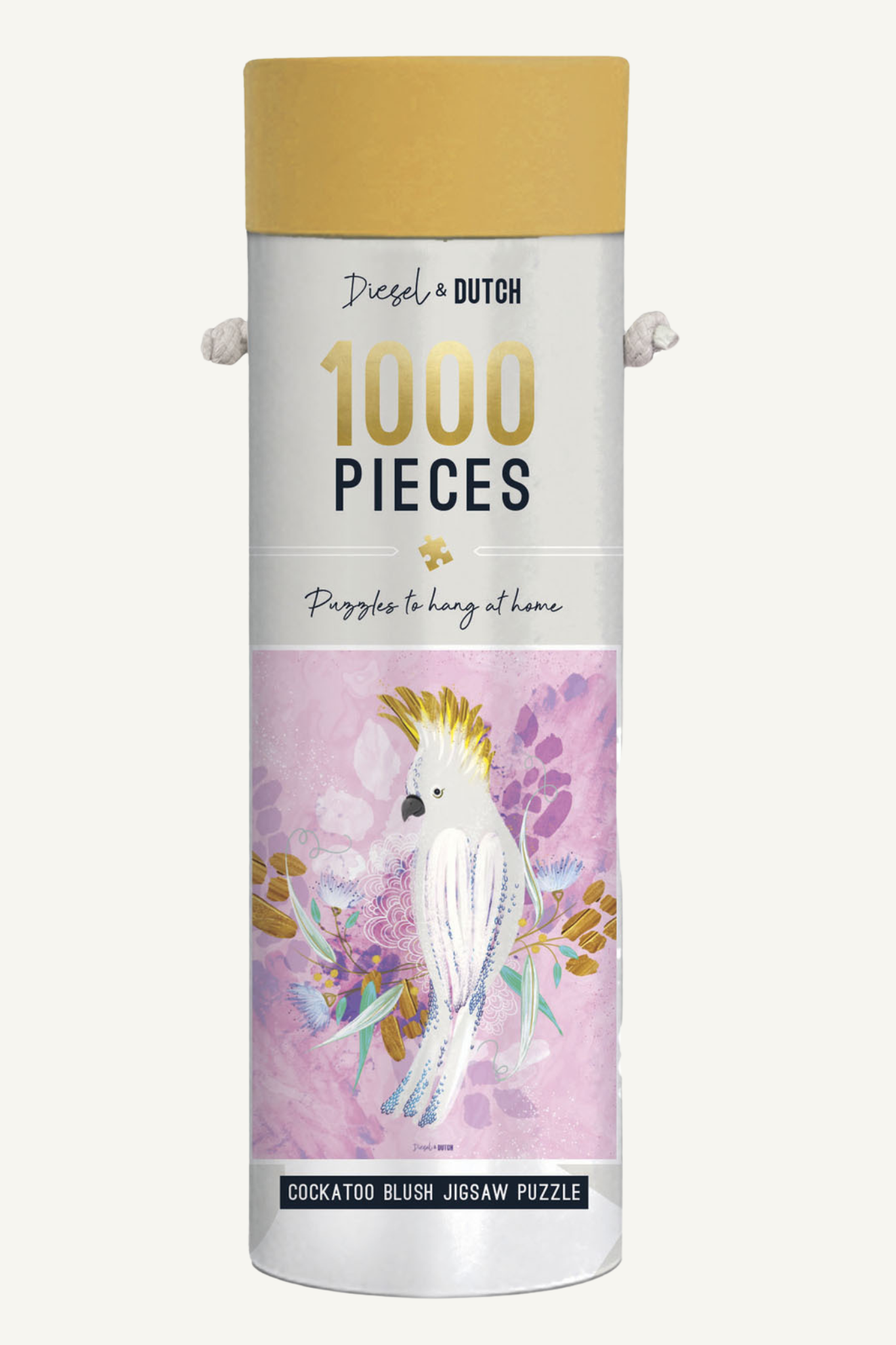 Diesel & Dutch 1000 piece Cockatoo Blush puzzle