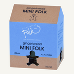 Gingerbread Folk Mini Folk (blue)