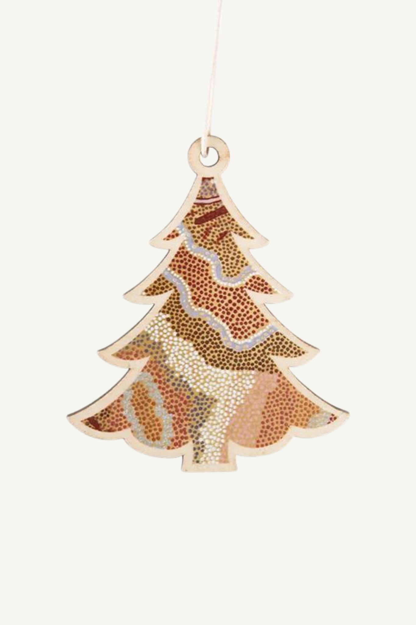 Aboriginal Christmas Tree Decoration Salt Water lake