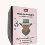 Uncle Charlie's Popcorn Kit Murray River Salt & Macadamia