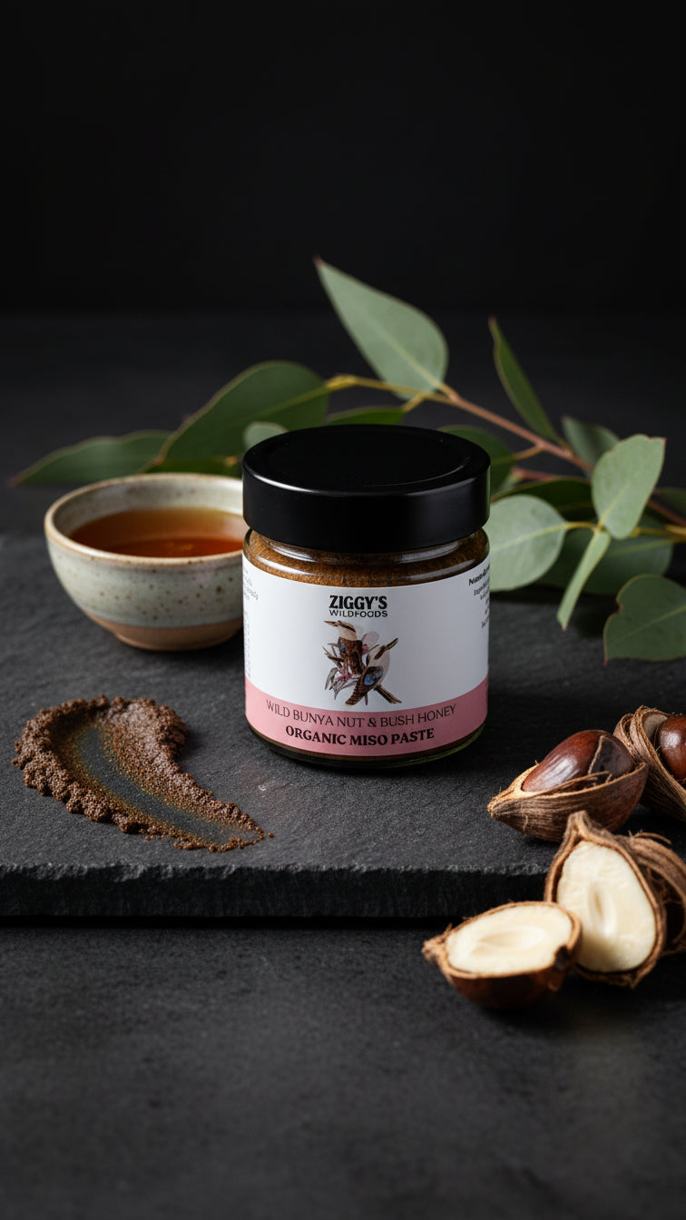 Ziggys Organic Wild Bunya Nut & Australian Honey Miso