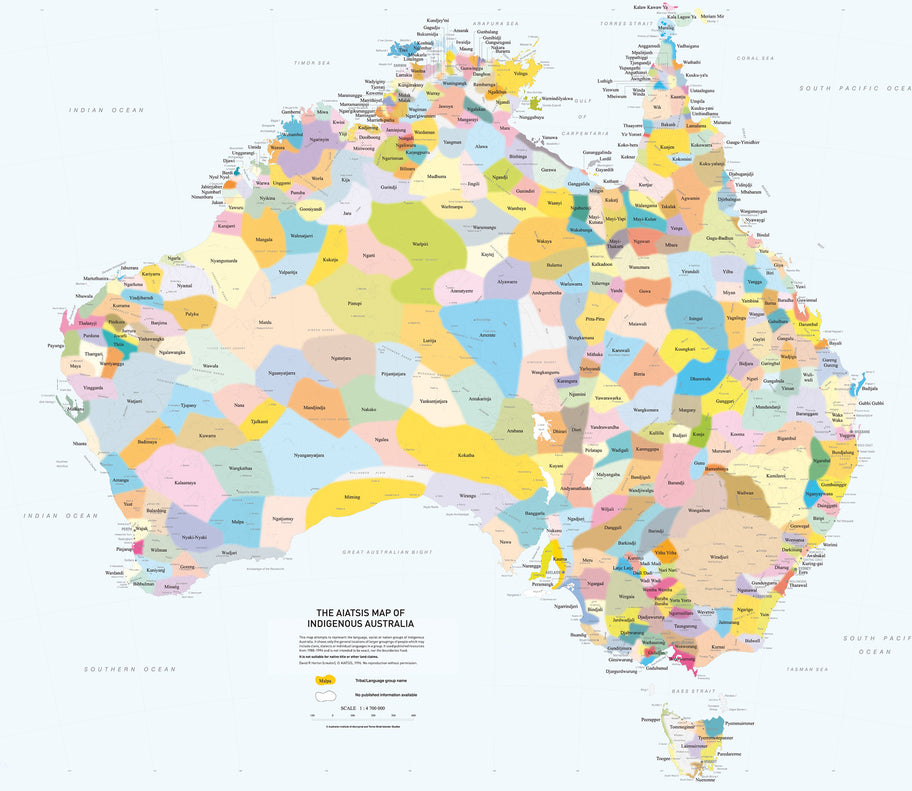 AIATSIS Map Of Indigenous Australia - Kakadu-Plum-Co